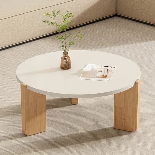 Japandi Decor Coffee Tables Modern Design Minimalist Simple Coffee Tables Round  Tavolino Da Salotto Home Furniture