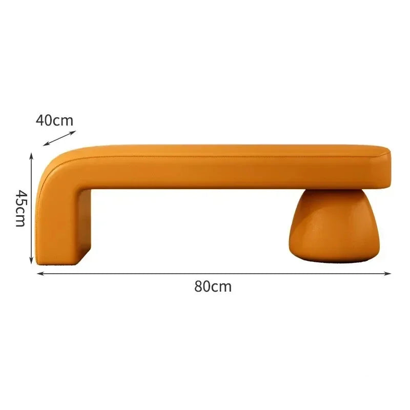 Nordic Home Furniture Shoe Changing Stool Bedroom Bed End Stools Ottomans Sofa Bench Clothing Store