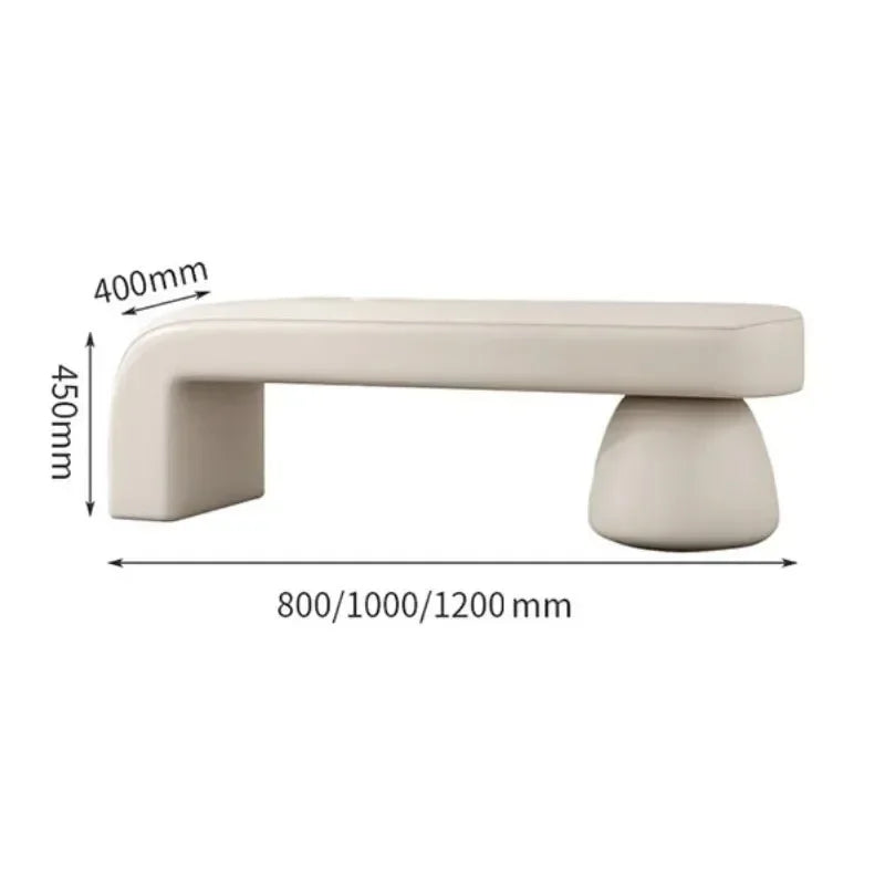 Nordic Home Furniture Shoe Changing Stool Bedroom Bed End Stools Ottomans Sofa Bench Clothing Store